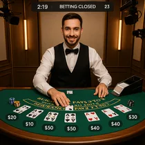 WildRobin Casino - Blackjack en direct avec de vrais croupiers